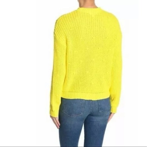 ABOUND Ribbed Knit Dolman Sweater Yellow Meadow XL - Picture 6 of 9